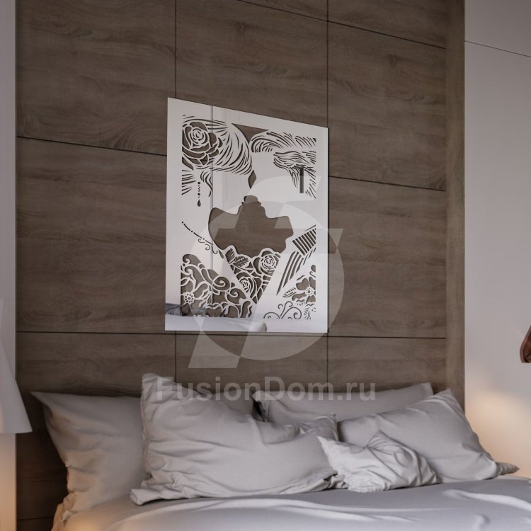 Декоративное акриловое панно Влюбленная пара