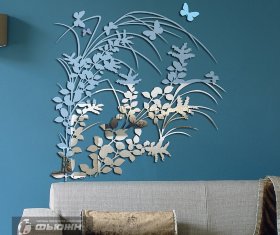 Зеркало Колосья травы