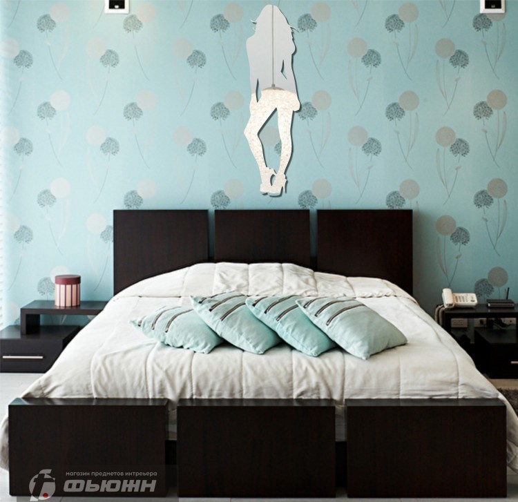 Акриловое Зеркало Силуэт красотки