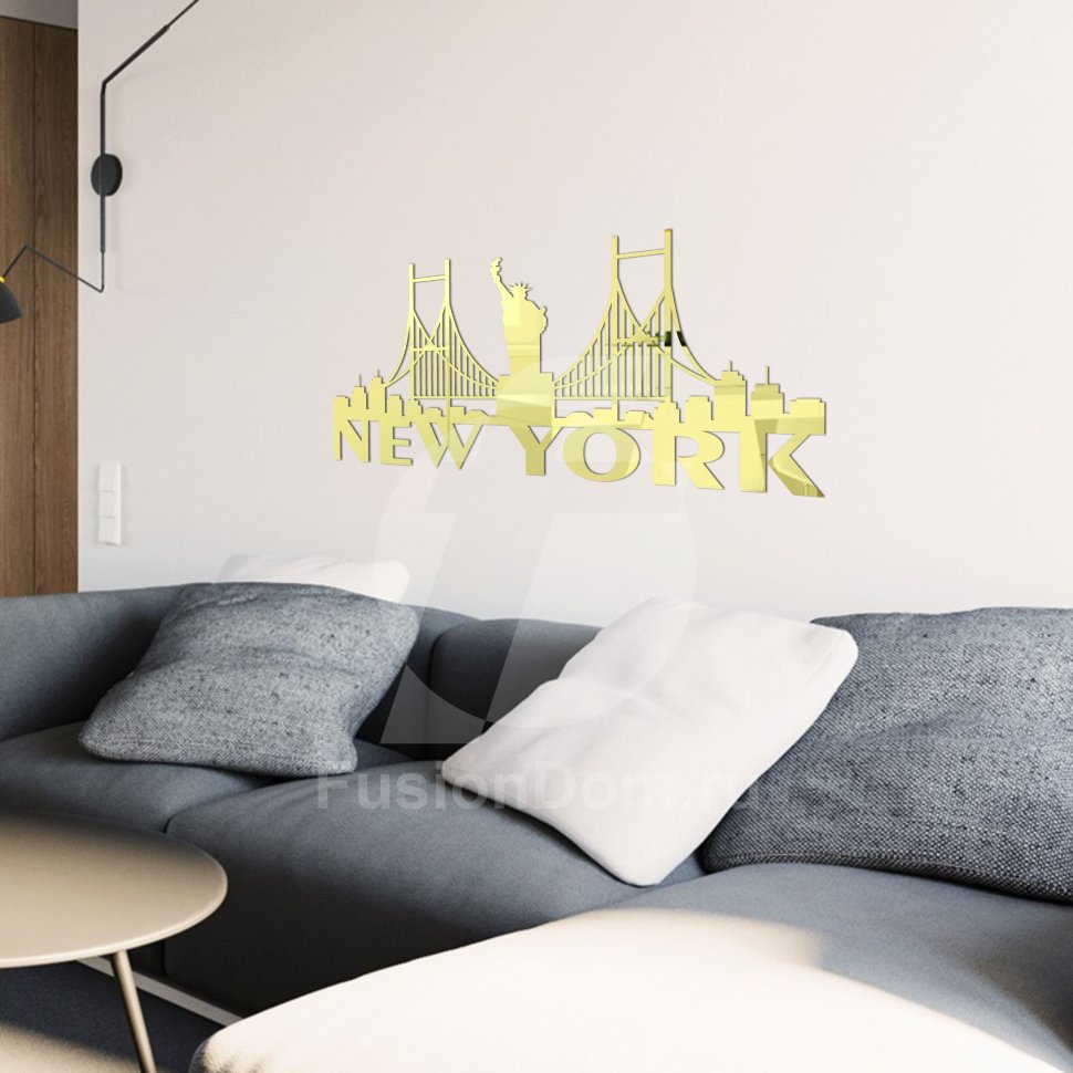 Акриловое зеркало город  New York