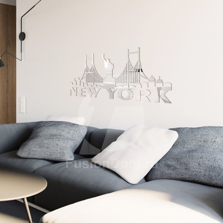Акриловое зеркало город  New York