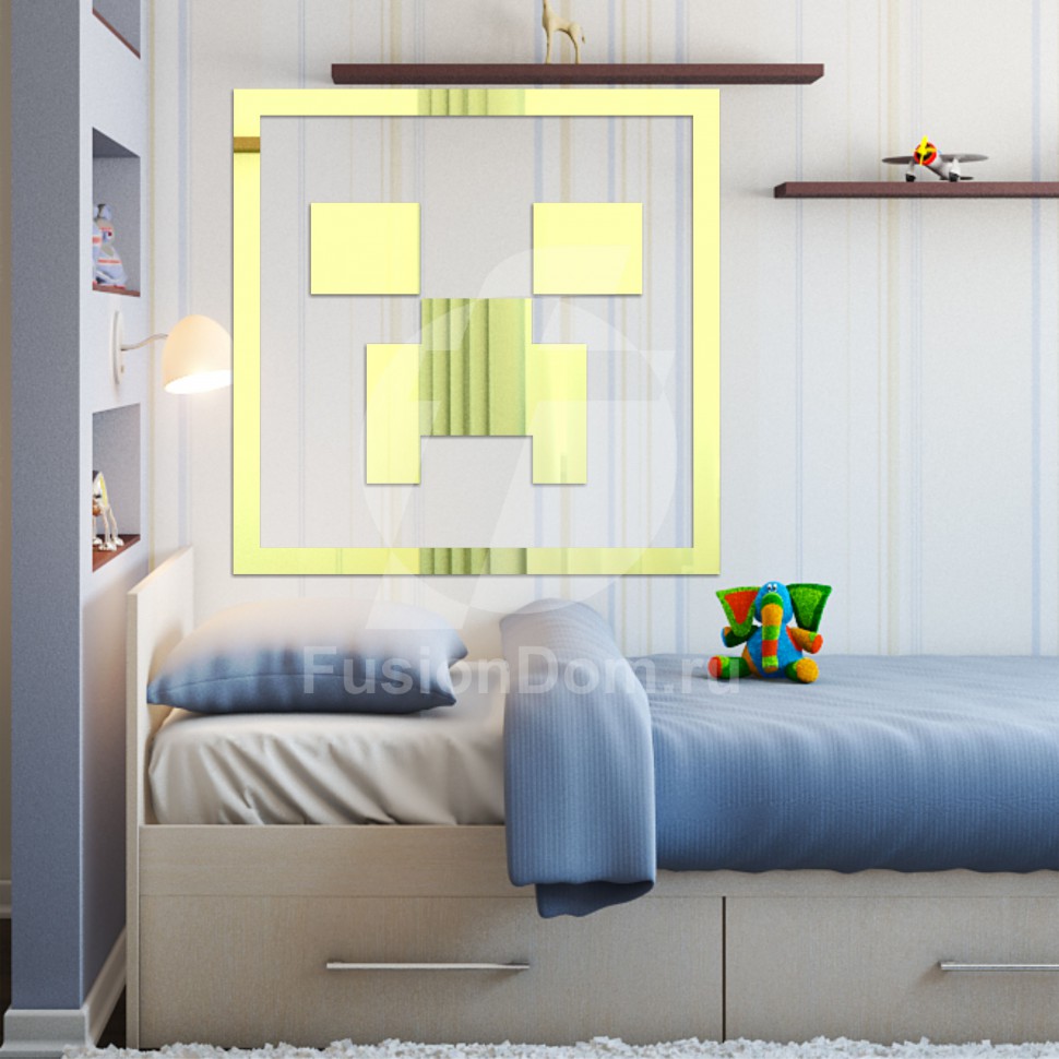 Акриловое Зеркало Minecraft