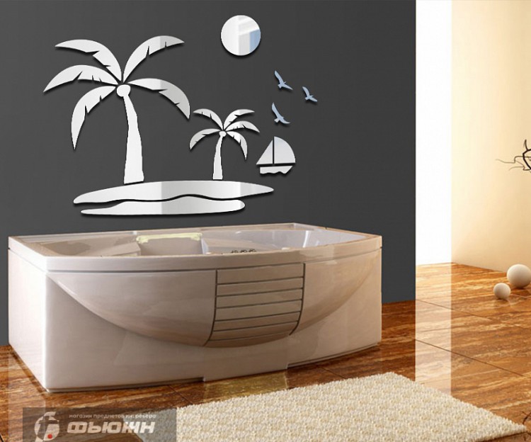 Акриловое Зеркало пальмы