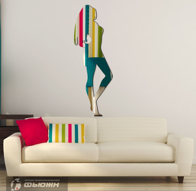 Акриловое Зеркало Силуэт