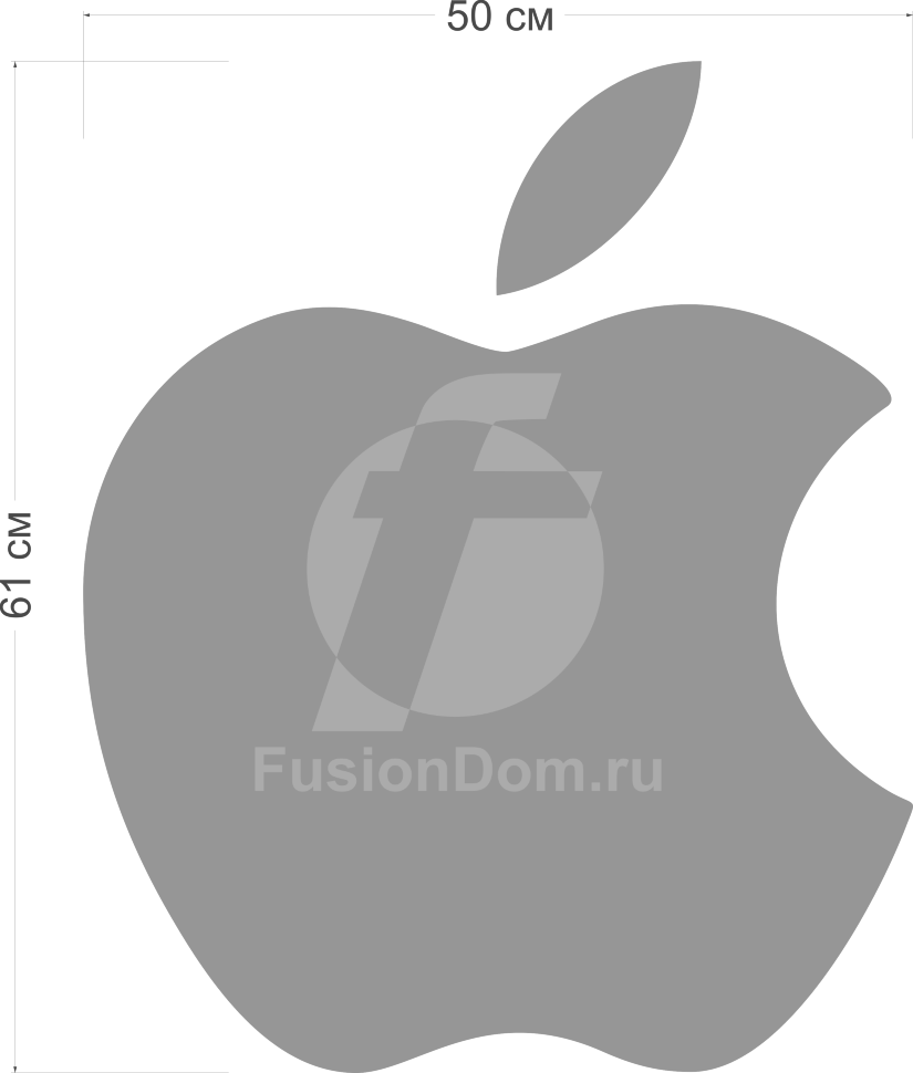 Акриловое Зеркало Apple