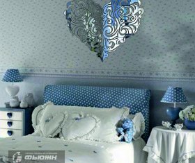 зеркало Сердце винтажное