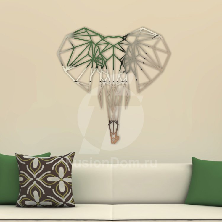 Акриловое зеркало Африканский Слон