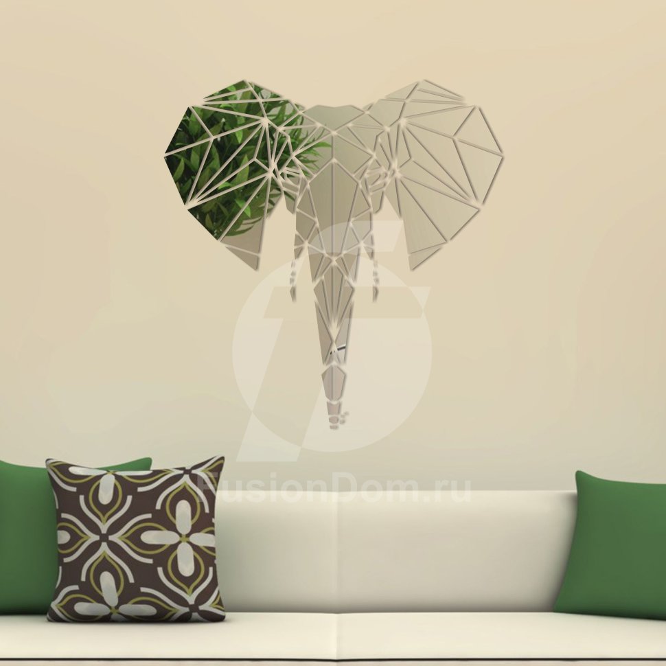 Акриловое зеркало Африканский Слон