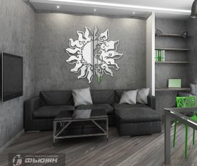 Акриловое зеркало Солнце