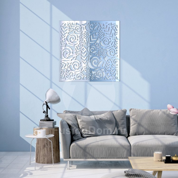 Декоративное акриловое панно Листья