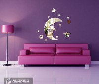 Декоративное зеркало "Ночное небо"