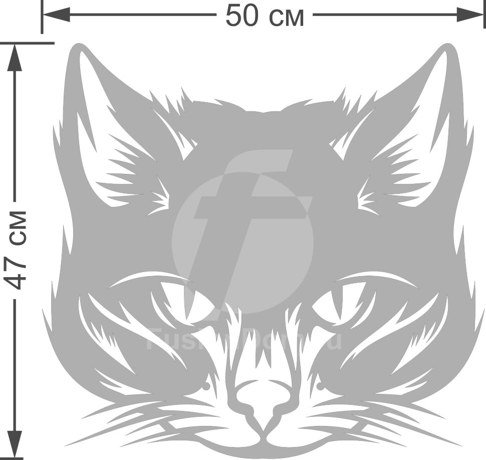Акриловое зеркало Котейка