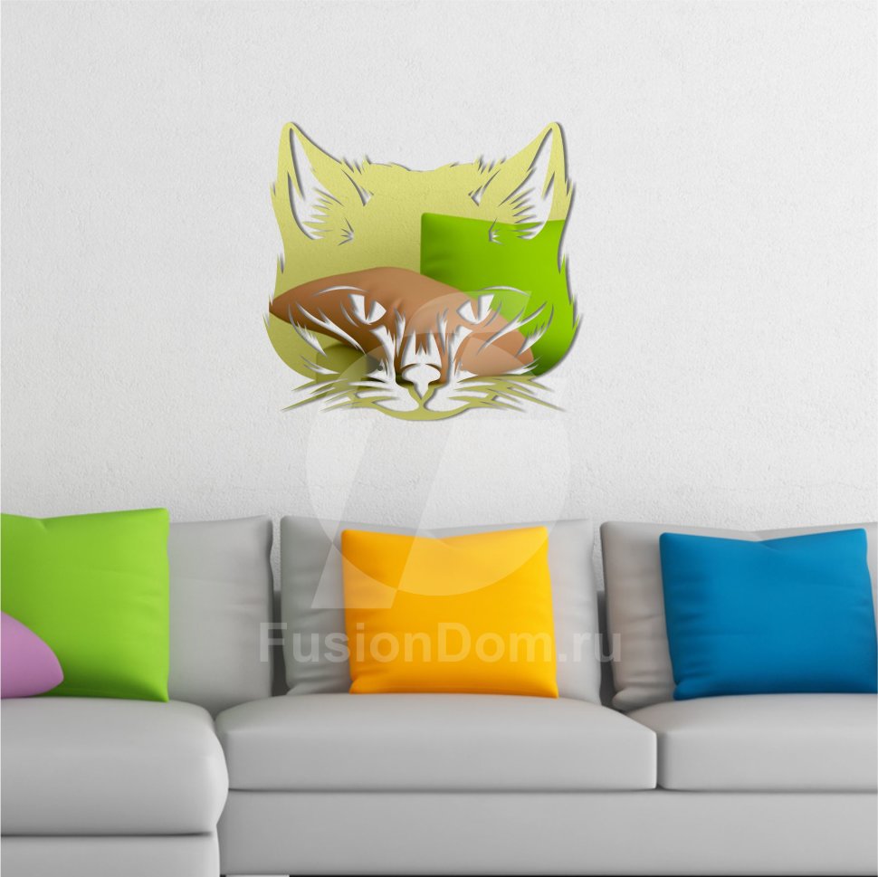 Акриловое зеркало Котейка