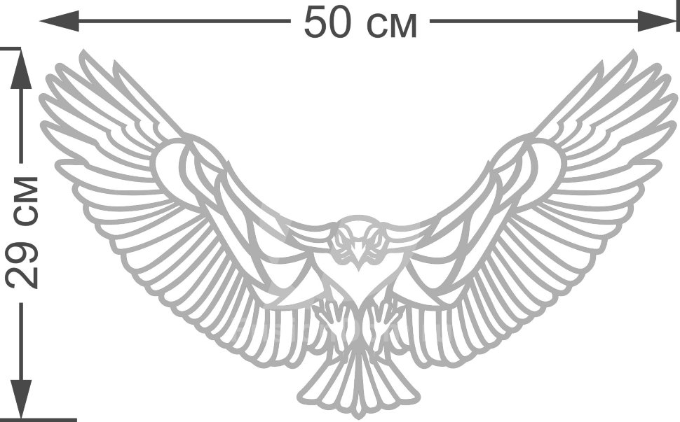 Акриловое зеркало Парящий Орел