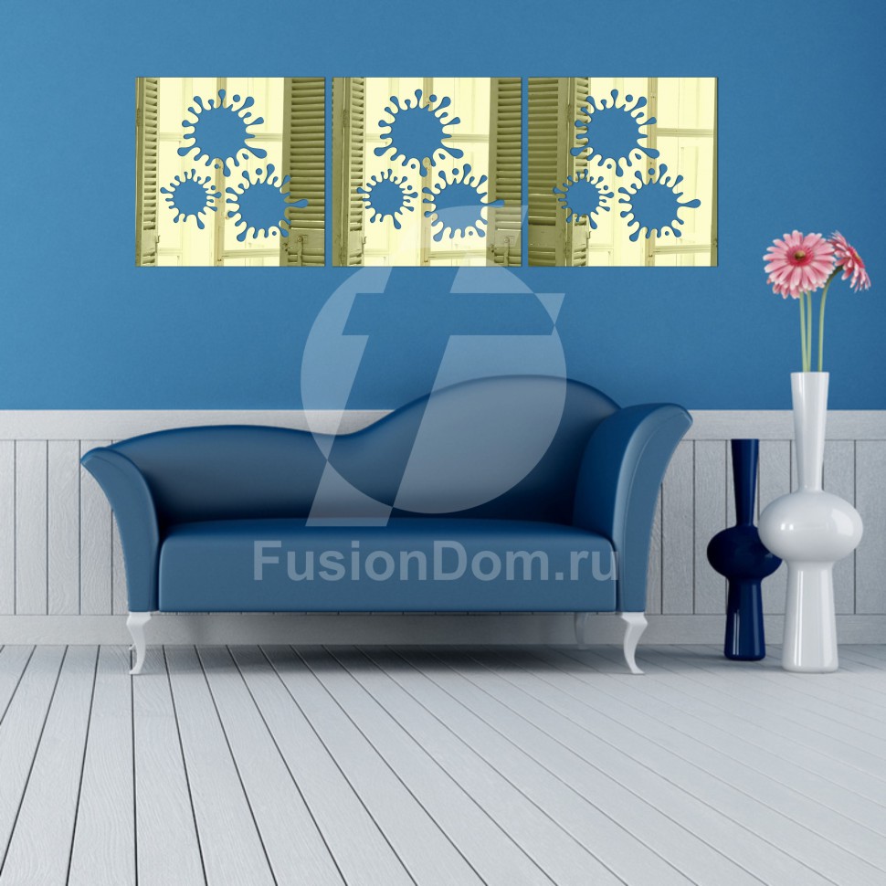 Декоративное акриловое панно Пятна