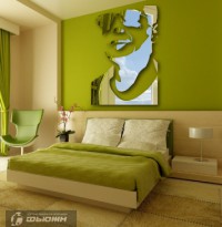 Акриловое зеркало Брюс Уилис