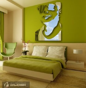 Акриловое зеркало Брюс Уилис