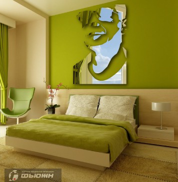 Акриловое Акриловое зеркало Брюс Уилис