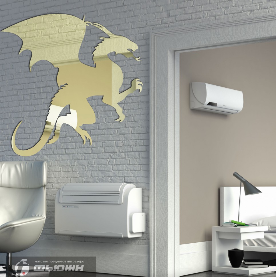 Акриловое Зеркало Дракон