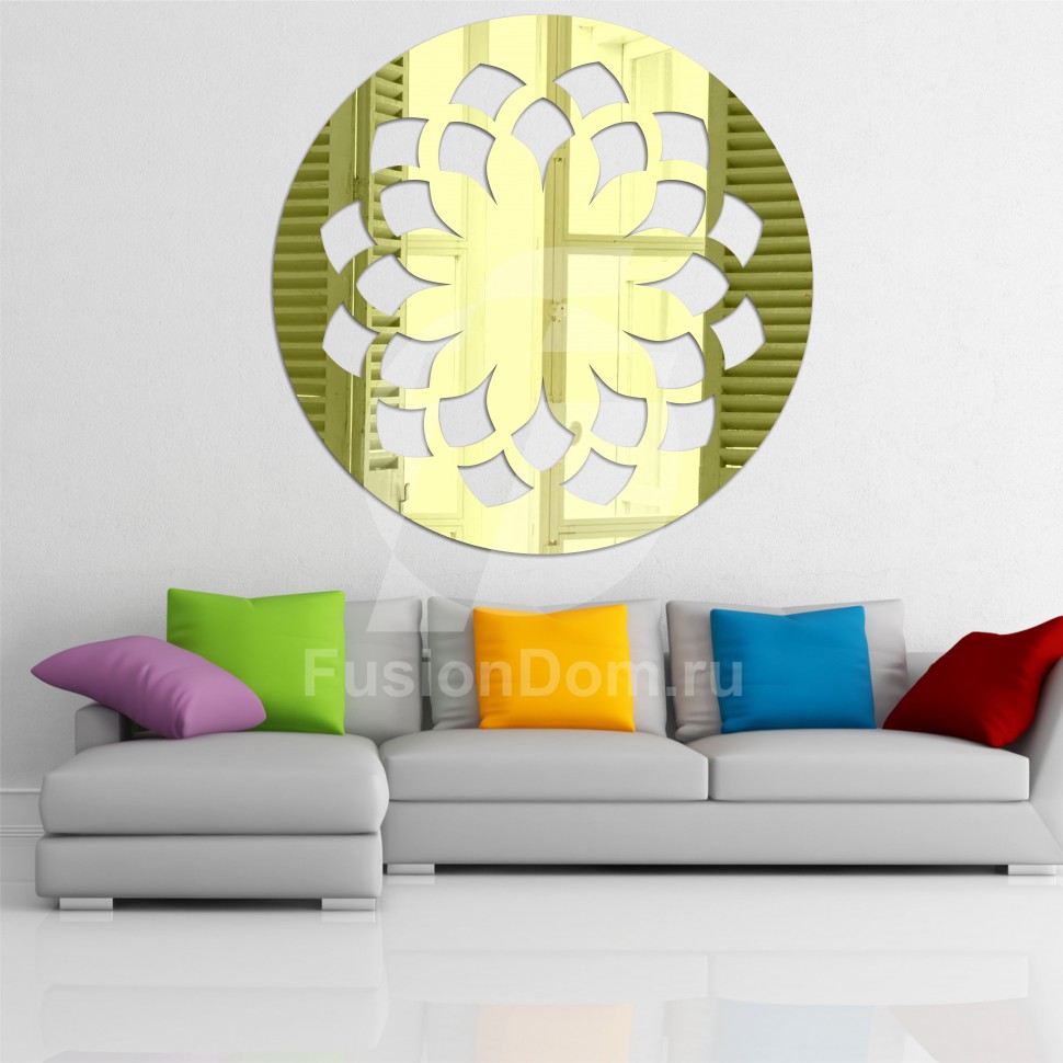 Акриловое Зеркало Зеркальный цветок