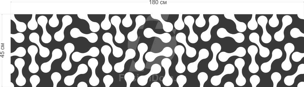 Декоративное акриловое панно Диполь