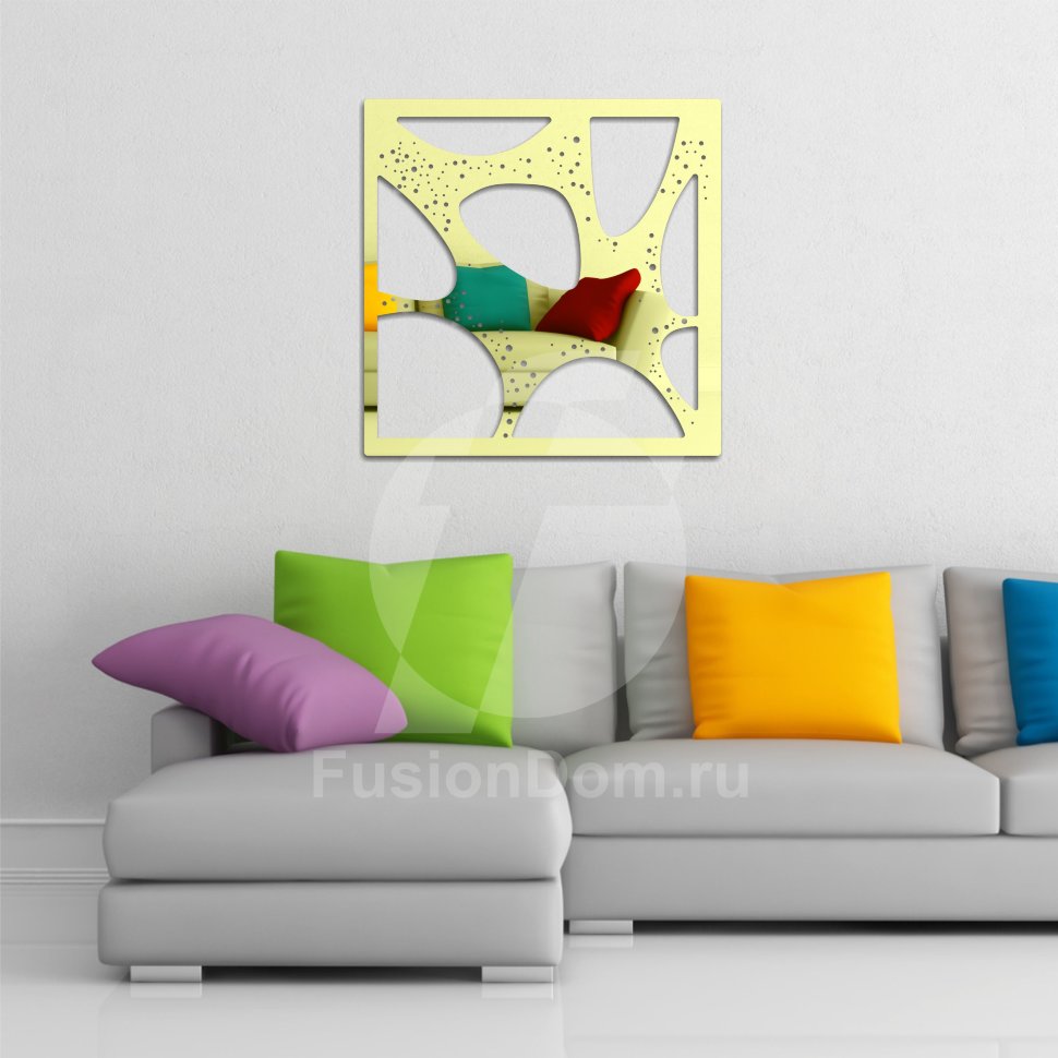 зеркало Паутинка золото