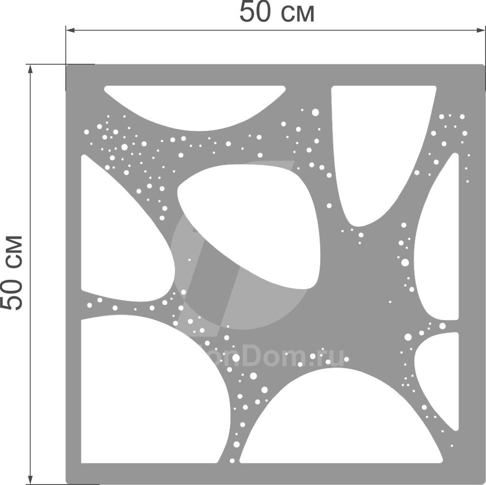 зеркало Паутинка размер