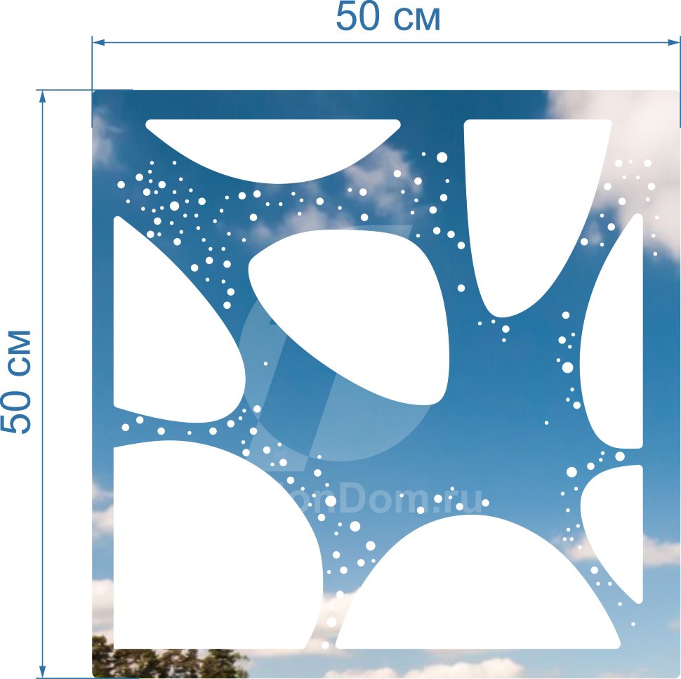 зеркало Паутинка размер в цвете