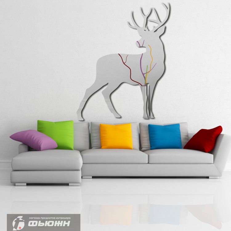 Акриловое Зеркало Лесной олень