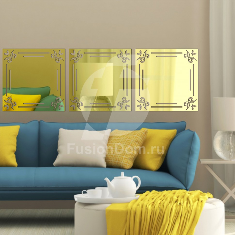 Декоративное акриловое панно Трио