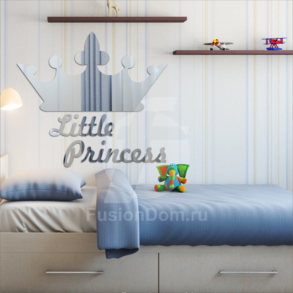 Акриловое Зеркало Маленькая принцесса