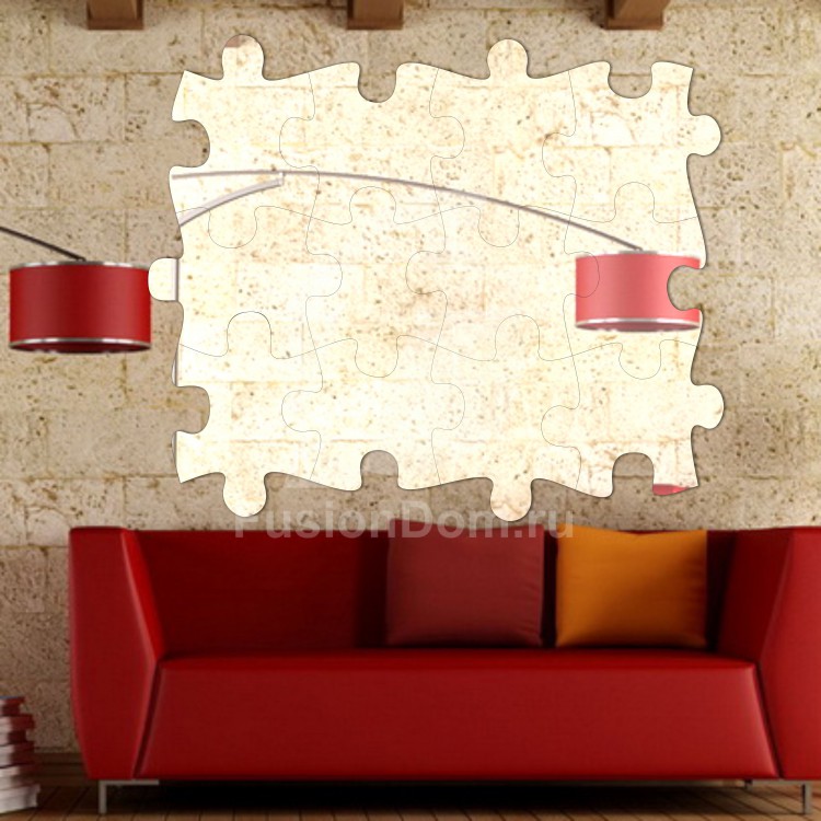 Декоративное акриловое панно Пазл