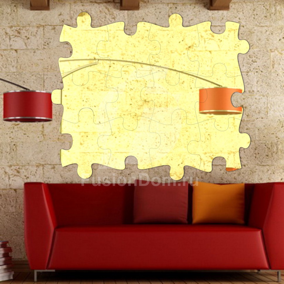 Декоративное акриловое панно Пазл