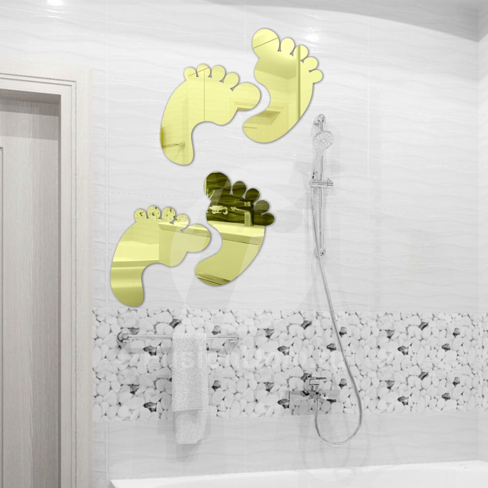 Акриловое зеркало Наследили