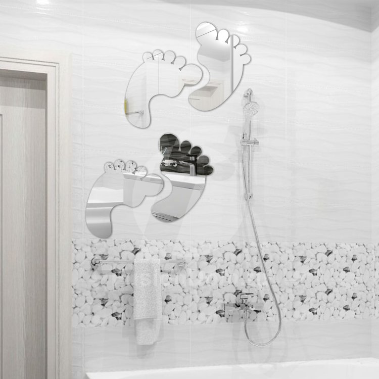 Акриловое зеркало Наследили