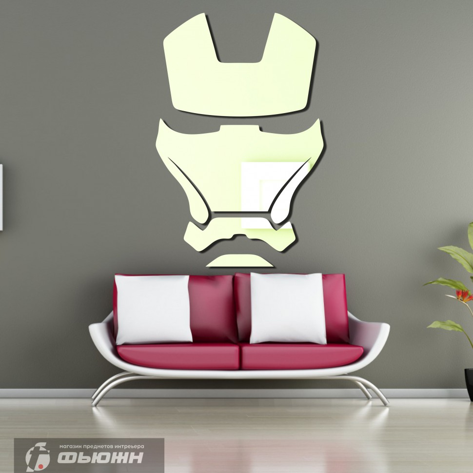Зеркало IronMan золото