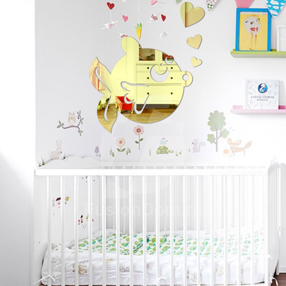 зеркало Рыбка золото