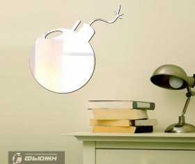 Акриловое зеркало Бомба