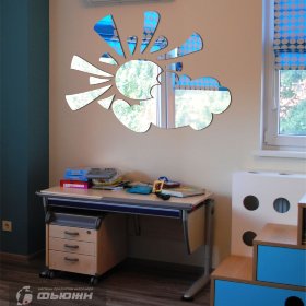 зеркало Солнце в облаке