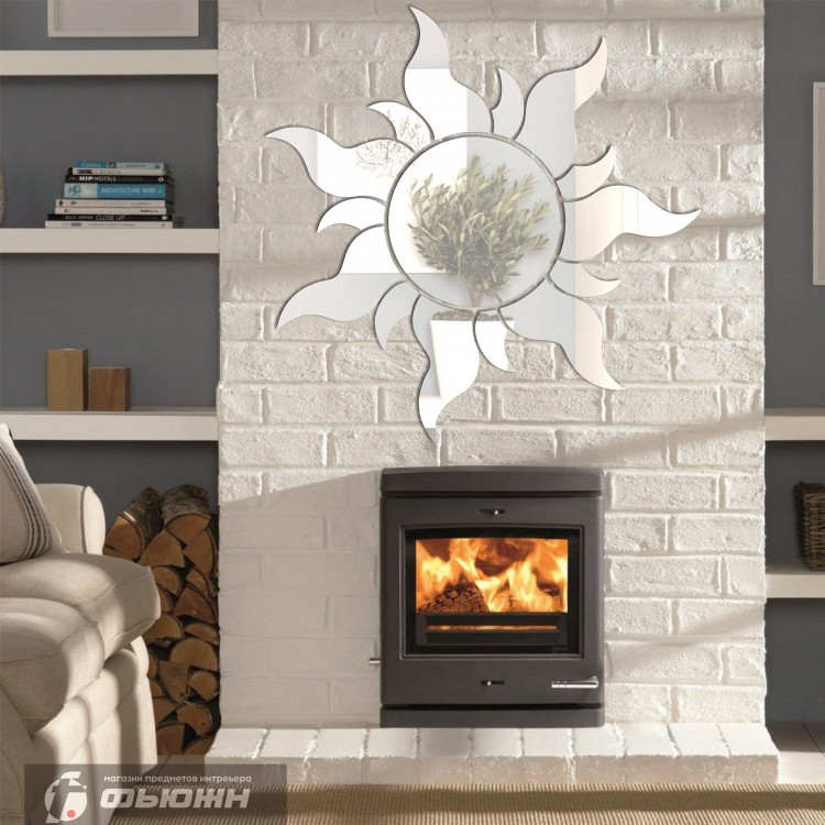 Акриловое зеркало Солнышко на рассвете