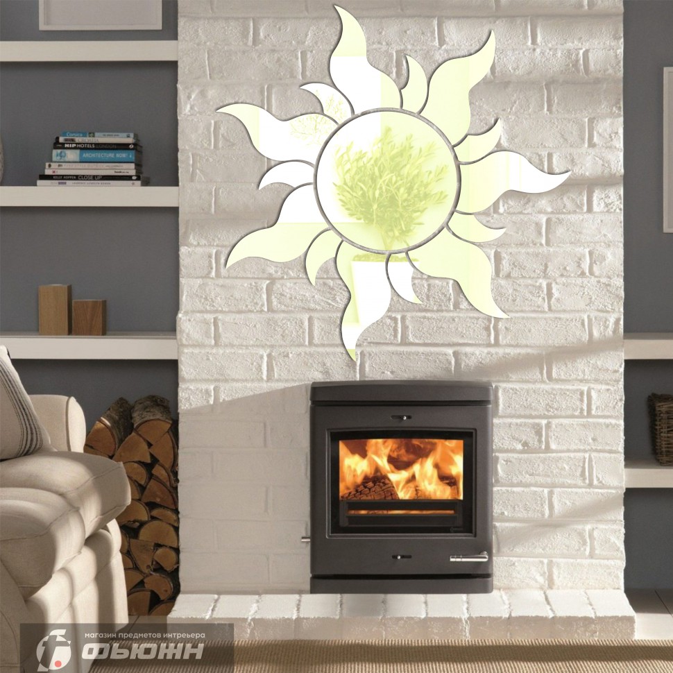 Акриловое зеркало Солнышко на рассвете