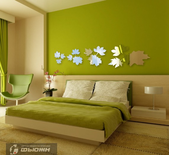 Акриловое Акриловое зеркало Листопад