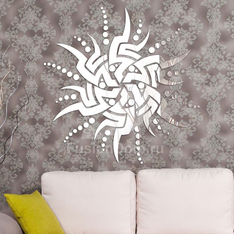 Акриловое зеркало Солнце обжигающее