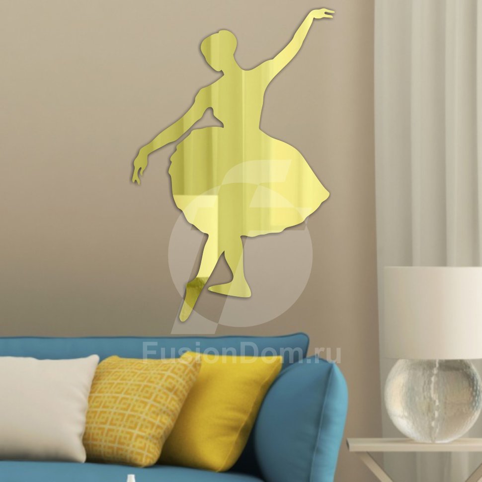 Акриловое зеркало Балерина