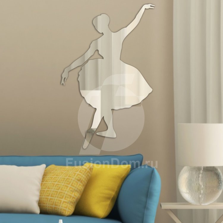 Акриловое зеркало Балерина