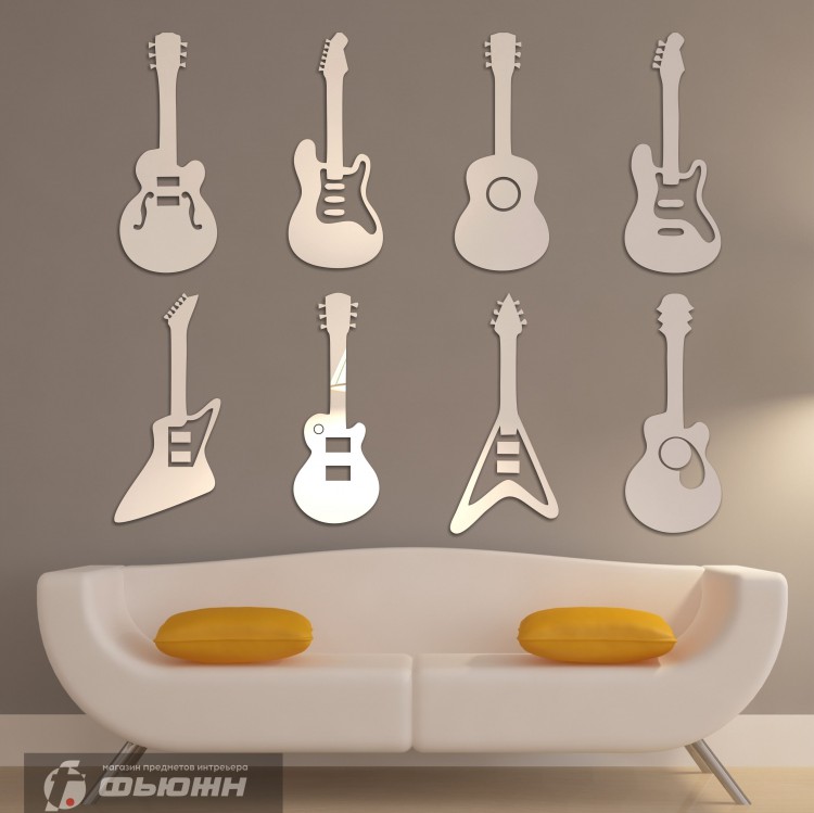 Акриловое Зеркало Гитары