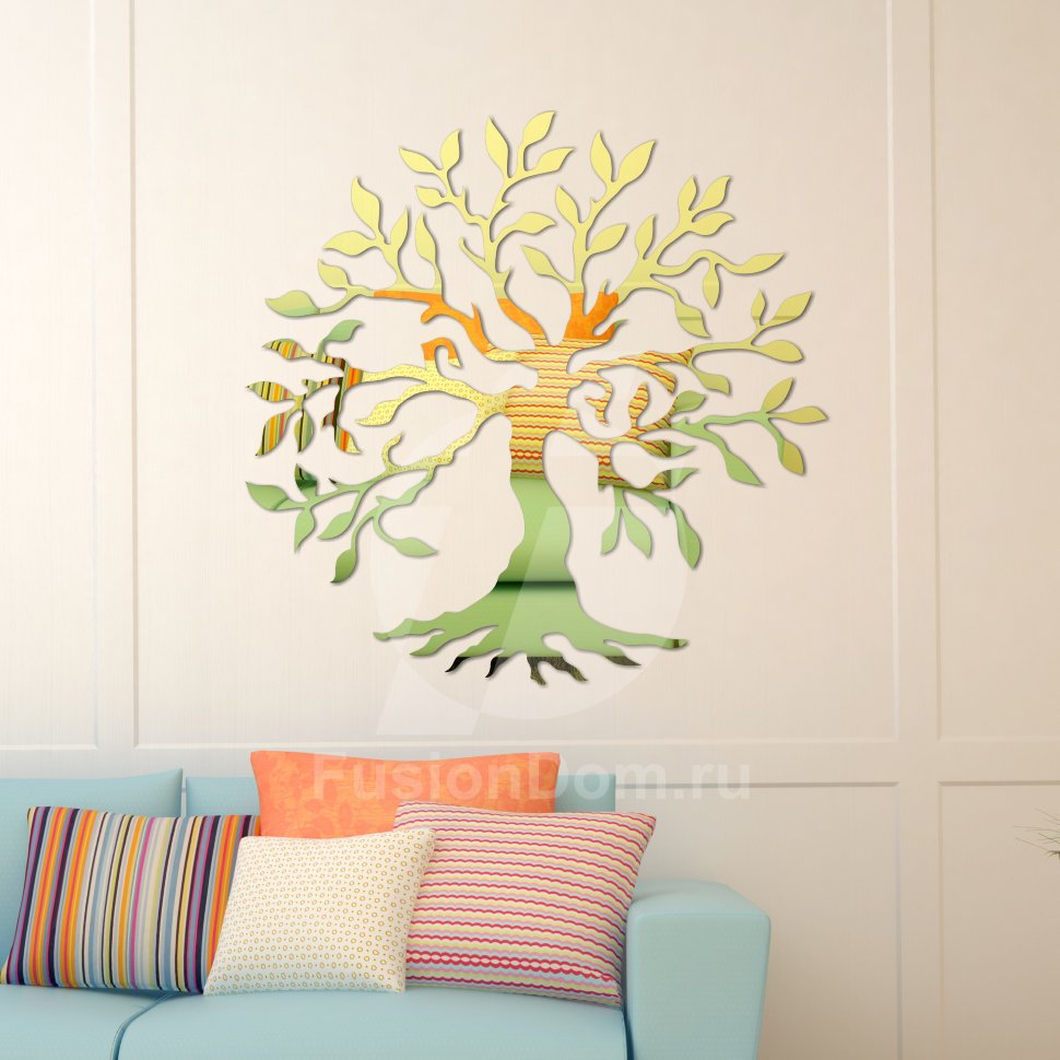 Акриловое зеркало Яблонька