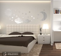 Акриловое зеркало Ночь