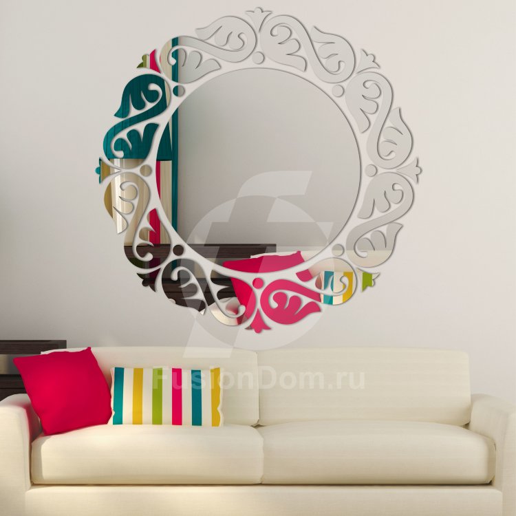 Акриловое Зеркало Винтажные узоры