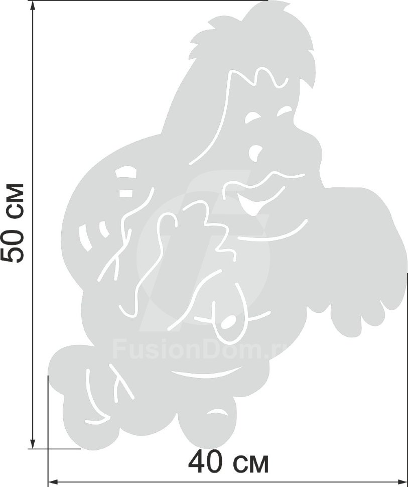 Акриловое зеркало Карлсон